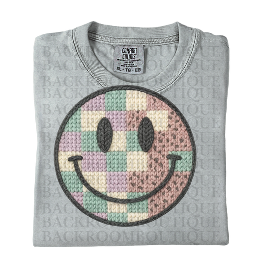 Smily Multi Color Yarn Tee